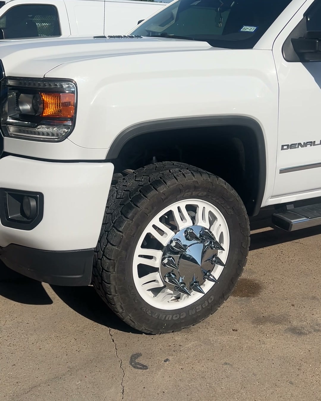 Finished GMC Denali dually after body and paint work at INC Collision